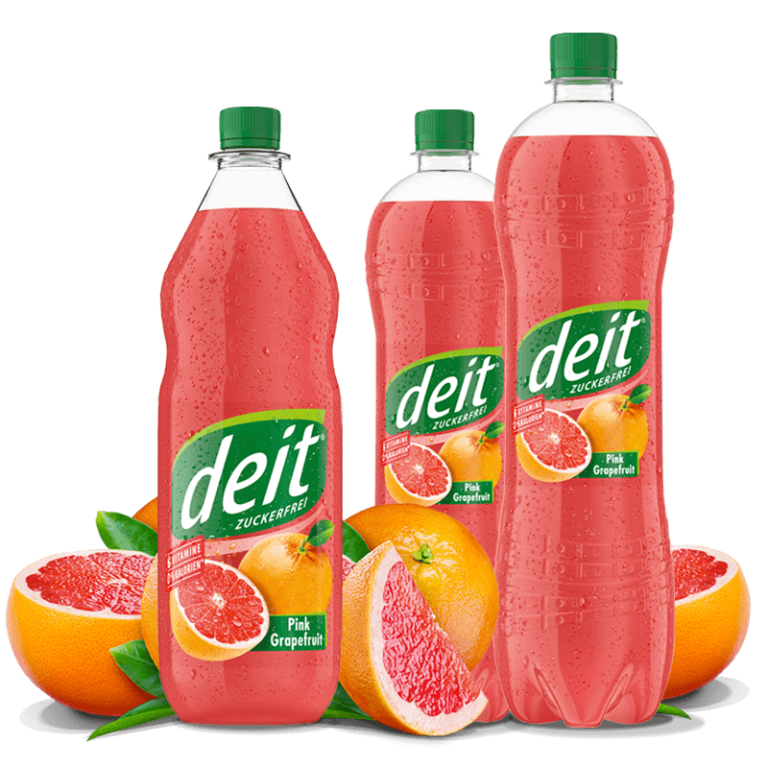 DEIT Sortiment kalorienarm, zuckerfrei genießen in 9 fruchtigen Sorten